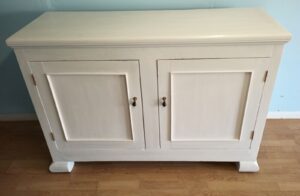 Madia Credenza Dispensa Design Provenzale Shabby Chic Vintage Indust bianco avorio