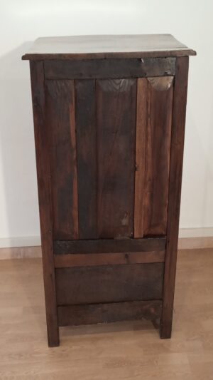 Credenza bassa 1700 vintage in legno di rovere Cassettiera in legno rustico