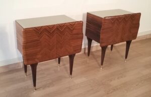 Comodini in varie essenze Anni '50 Mid Century Design Nightstand bedside table