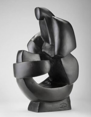 una scultura di Mino Rosso ispirata a Boccioni fiturista libro sul futurismo